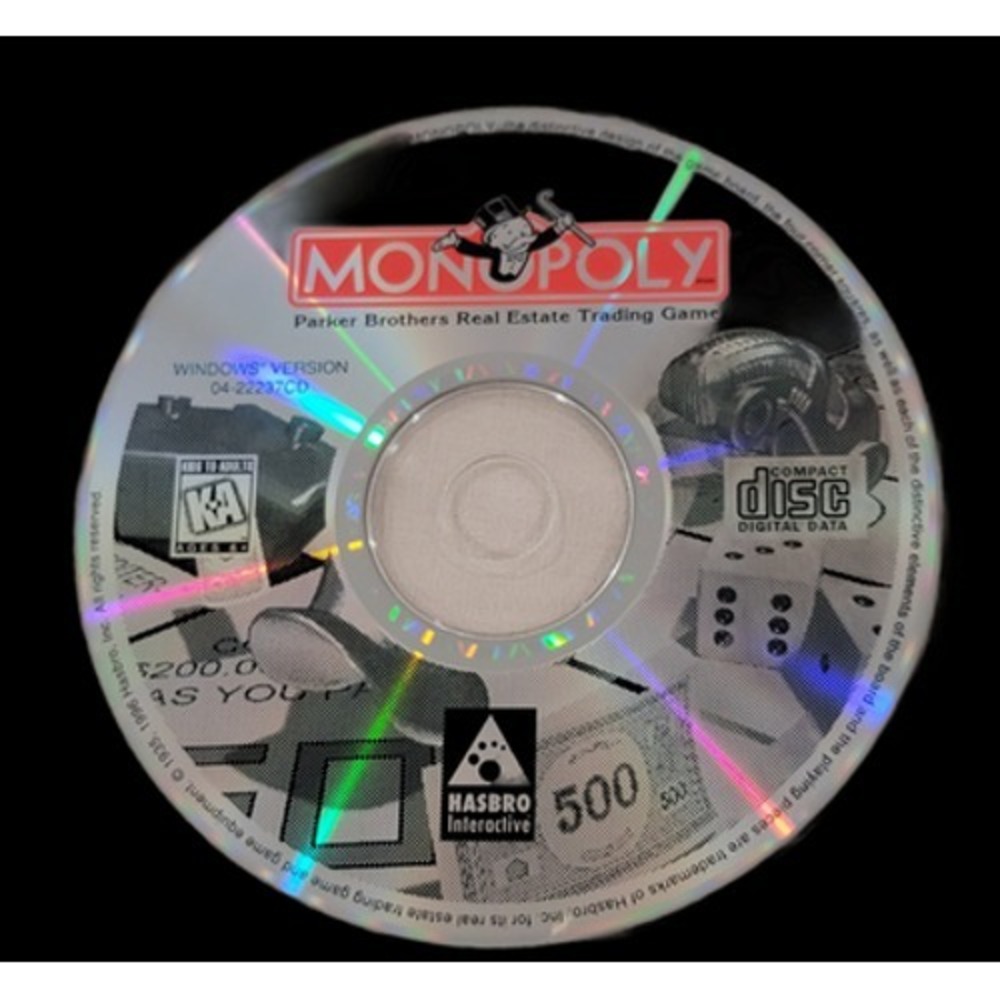 Monopoly Parker Brothers Real Estate Trading Game PC‎ CD-ROM Windows Version